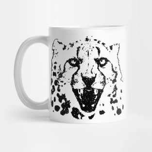 Cheetah StreetArt Style Mug